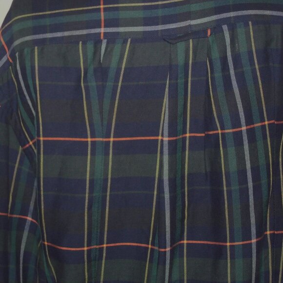 TODD SNYDER New York Men's Checkered Checked Button-Down Shirt Size Medium Blue - Picture 5 of 6